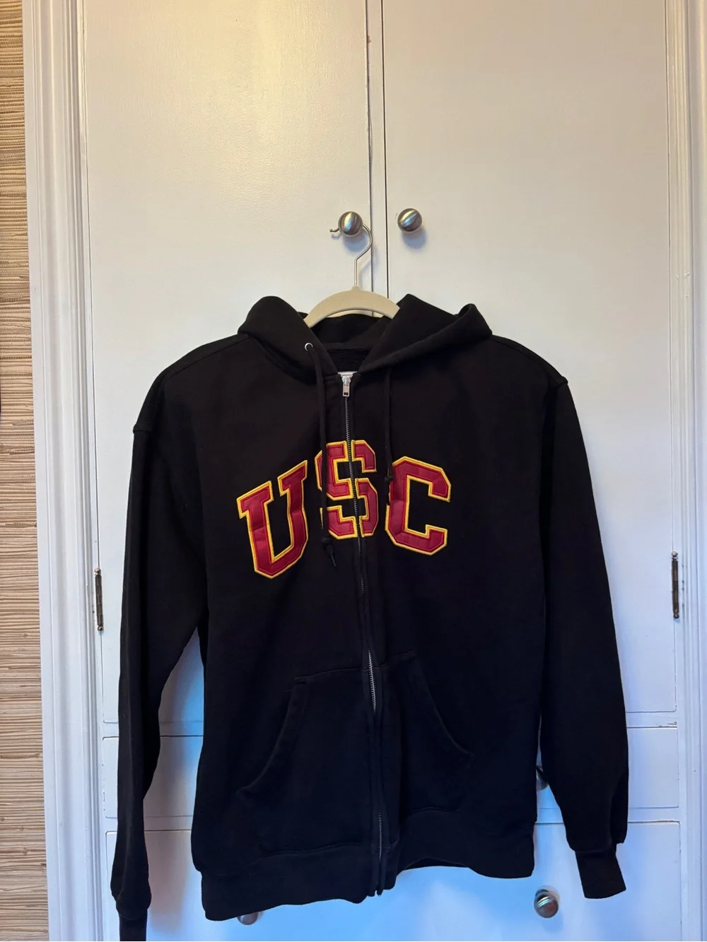 USC Official Bookstore Black Zip-Up Hoodie